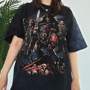 Skulbone Pirates Tie Dye Tshirt